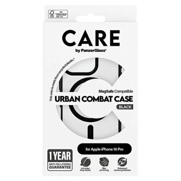 CARE By PanzerGlass iPhone 16 Pro Mobilskal MagSafe Urban - Svart