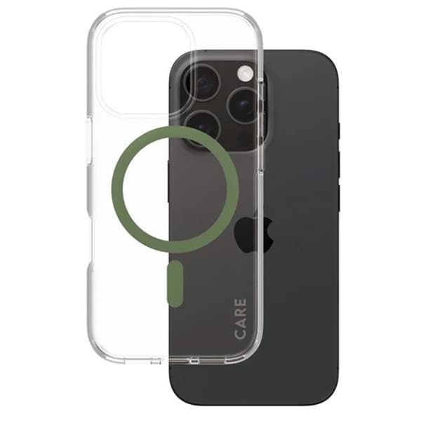 CARE By PanzerGlass iPhone 16 Pro Mobilskal MagSafe - Grön