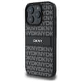 Miniatyrbild 3 av 8: DKNY iPhone 16 Pro Mobilskal Texture Tonal Stripe - Svart