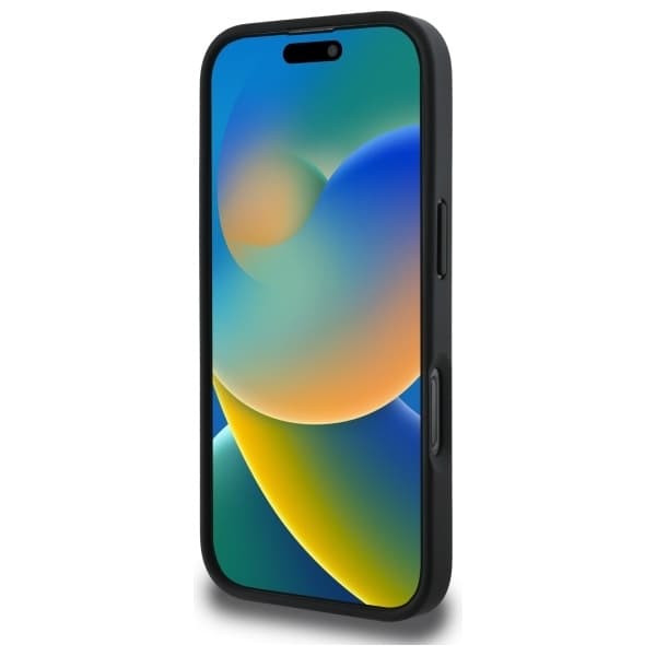 DKNY iPhone 16 Pro Mobilskal Texture Tonal Stripe - Svart