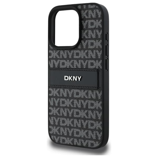 DKNY iPhone 16 Pro Mobilskal Texture Tonal Stripe - Svart