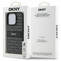 Miniatyrbild 8 av 8: DKNY iPhone 16 Pro Mobilskal Texture Tonal Stripe - Svart