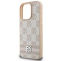 Miniatyrbild 5 av 8: DKNY iPhone 16 Pro Mobilskal Checkered Pattern Printed Stripes - Rosa