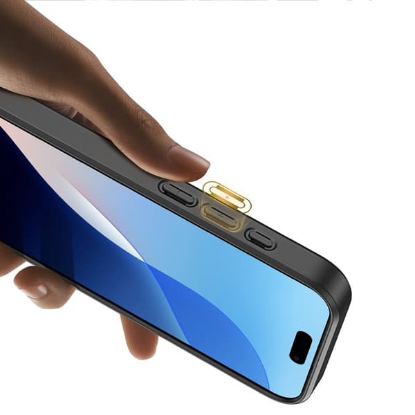 Dux Ducis iPhone 16 Pro Mobilskal Magsafe Korthållare Rafi II - Svart