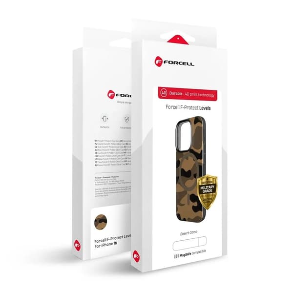 Forcell iPhone 16 Pro Mobilskal MagSafe F-Protect - Desert