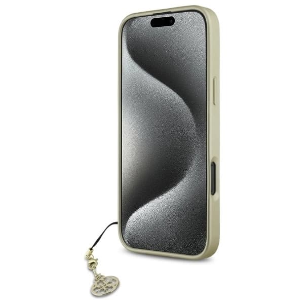 Guess iPhone 16 Pro Mobilskal 4G Charms Collection - Brun