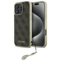 Miniatyrbild 1 av 8: Guess iPhone 16 Pro Mobilskal 4G Charms Collection - Brun