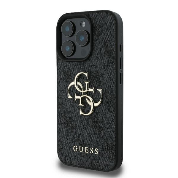Guess iPhone 16 Pro Mobilskal 4G Big Logo - Svart