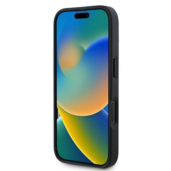 Guess iPhone 16 Pro Mobilskal 4G Triangle - Svart