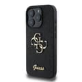 Miniatyrbild 3 av 5: Guess iPhone 16 Pro Mobilskal Fixed Glitter Big 4G - Svart