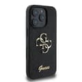 Miniatyrbild 2 av 5: Guess iPhone 16 Pro Mobilskal Fixed Glitter Big 4G - Svart