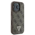 Miniatyrbild 4 av 8: Guess iPhone 16 Pro Mobilskal 4G Triangle Strass - Brun