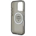 Miniatyrbild 7 av 8: Guess iPhone 16 Pro Mobilskal MagSafe IML Mountain Logo - Svart