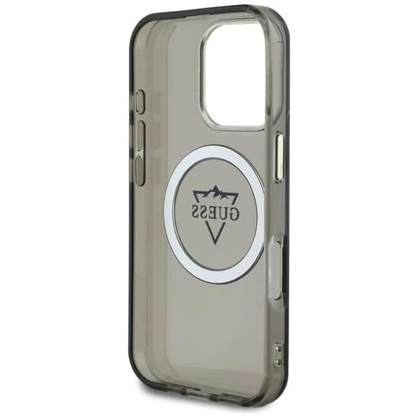 Guess iPhone 16 Pro Mobilskal MagSafe IML Mountain Logo - Svart
