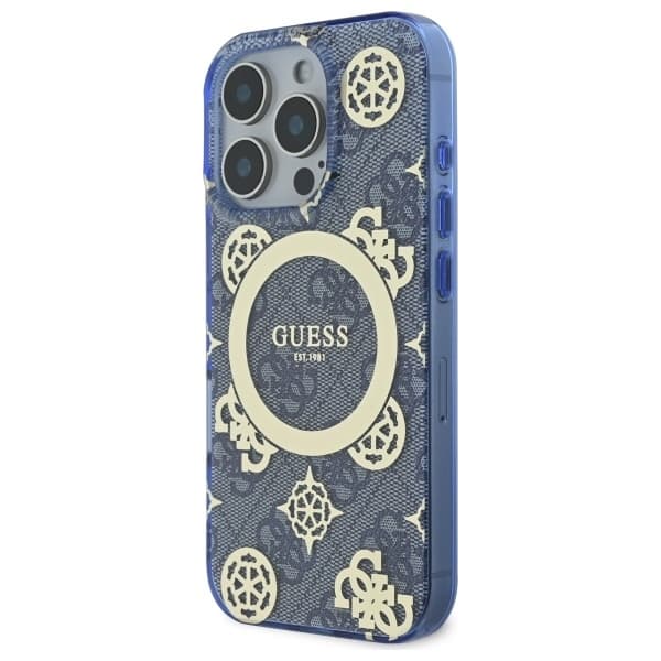 Guess iPhone 16 Pro Mobilskal MagSafe IML Peony On 4G