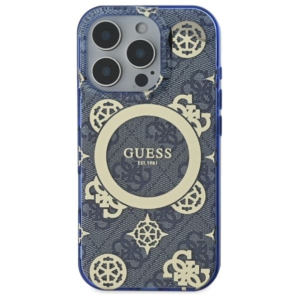 Guess iPhone 16 Pro Mobilskal MagSafe IML Peony On 4G