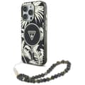 Miniatyrbild 1 av 5: Guess iPhone 16 Pro Mobilskal Magsafe Palm Trees Med Pearl Strap