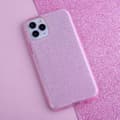 Miniatyrbild 5 av 7: iPhone 16 Pro Mobilskal Glitter 3in1 - Rosa