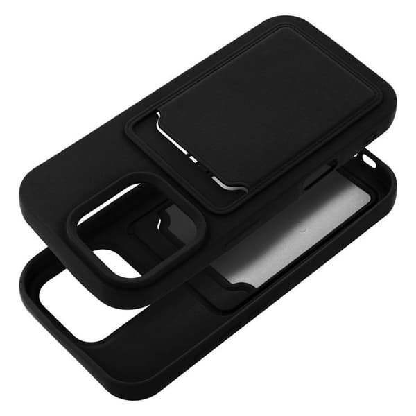 iPhone 16 Pro Mobilskal Korthållare - Svart