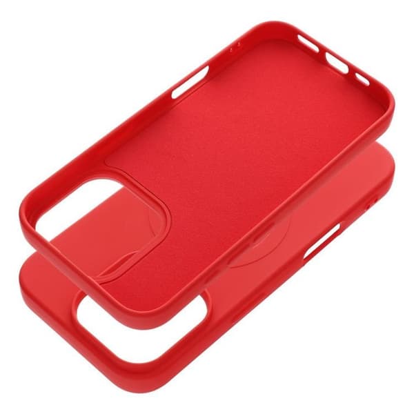 iPhone 16 Pro Mobilskal Magsafe Silikon - Röd