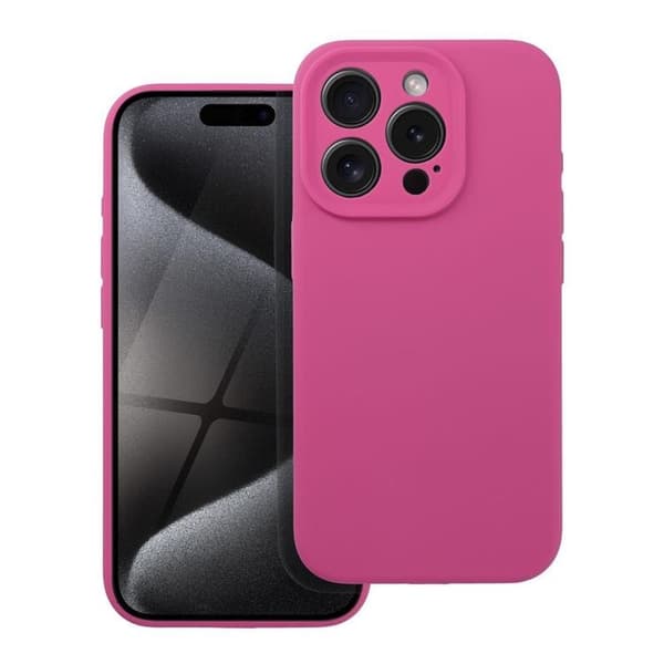 iPhone 16 Pro Mobilskal Silikon 2mm - Rosa