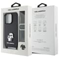 Miniatyrbild 6 av 6: Karl Lagerfeld iPhone 16 Pro Mobilskal Karl&Choupette Metal Pin CBDY Strap