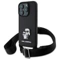 Miniatyrbild 2 av 6: Karl Lagerfeld iPhone 16 Pro Mobilskal Karl&Choupette Metal Pin CBDY Strap