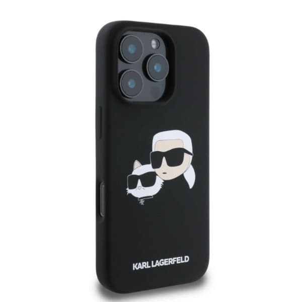 KARL LAGERFELD iPhone 16 Pro Mobilskal Magsafe Double Heads