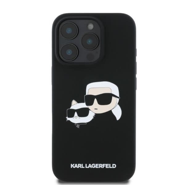 KARL LAGERFELD iPhone 16 Pro Mobilskal Magsafe Double Heads