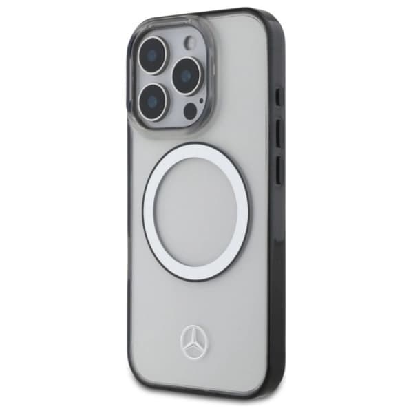 Mercedes iPhone 16 Pro Mobilskal Magsafe Printed Logo - Clear
