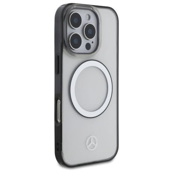 Mercedes iPhone 16 Pro Mobilskal Magsafe Printed Logo - Clear