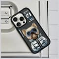 Miniatyrbild 8 av 9: Nimmy iPhone 16 Pro Mobilskal Cool & Cute 2.0 Dog - Svart