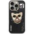 Miniatyrbild 1 av 10: Nimmy iPhone 16 Pro Mobilskal MagSafe Glasses Cool Dog - Svart