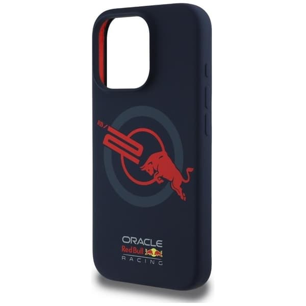 Red Bull iPhone 16 Pro Mobilskal MagSafe HC Silikon Red Lining ORB20 - Navy