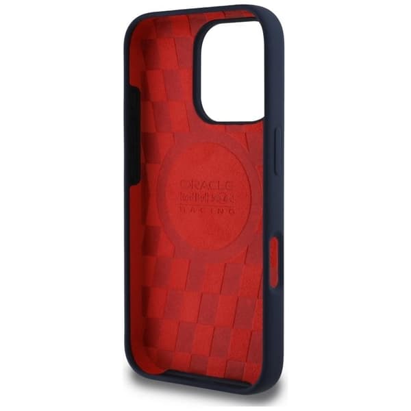 Red Bull iPhone 16 Pro Mobilskal MagSafe HC Silikon Red Lining ORB20 - Navy