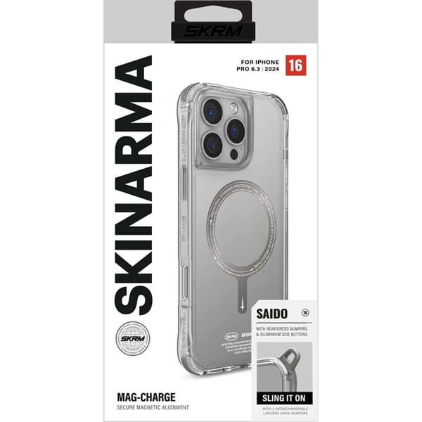 Skinarma iPhone 16 Pro Mobilskal MagSafe Saido - Titanium