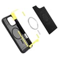 Miniatyrbild 5 av 11: Spigen iPhone 16 Pro Mobilskal Magsafe Rugged Armor - Matt Svart