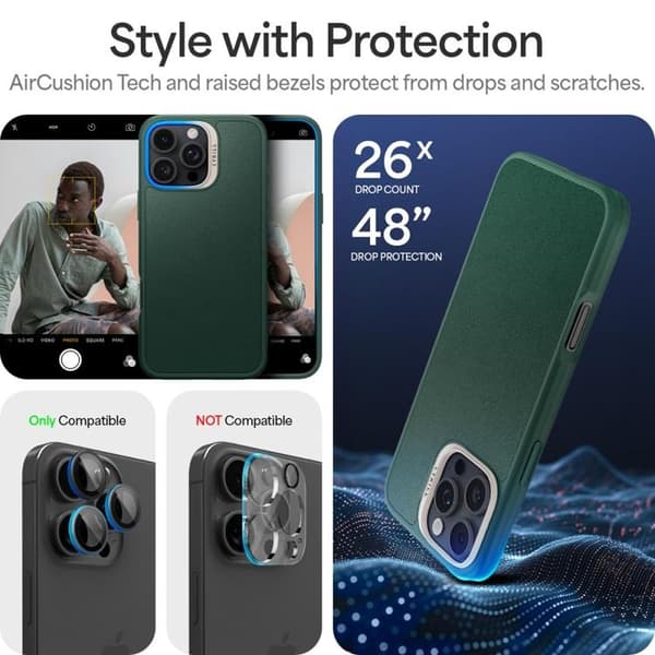 Spigen iPhone 16 Pro Mobilskal MagSafe Cyrill Kajuk - Frost Grön