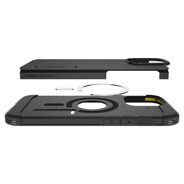Spigen iPhone 16 Pro Mobilskal MagSafe Tough Armor - Svart