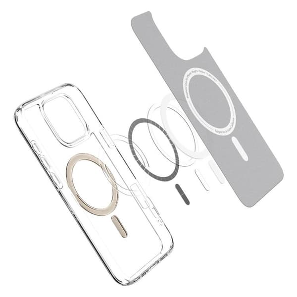 Spigen iPhone 16 Pro Mobilskal MagSafe Ultra Hybrid - Guld
