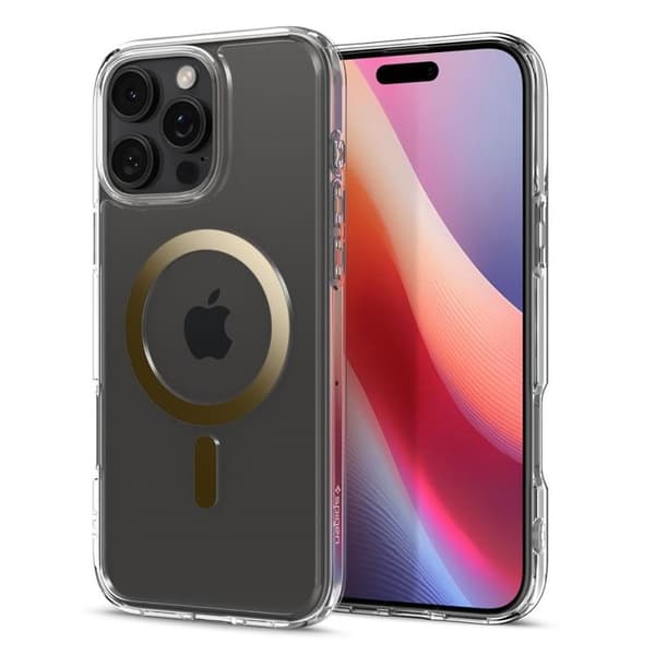 Spigen iPhone 16 Pro Mobilskal MagSafe Ultra Hybrid - Guld