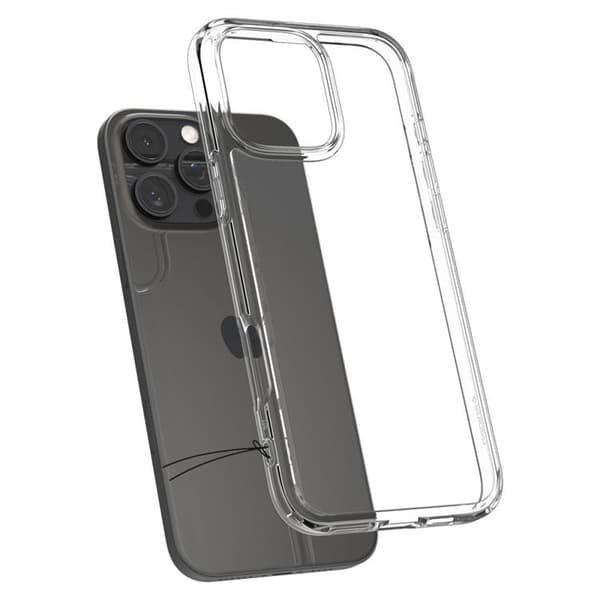 Spigen iPhone 16 Pro Mobilskal Ultra Hybrid - Crystal Clear
