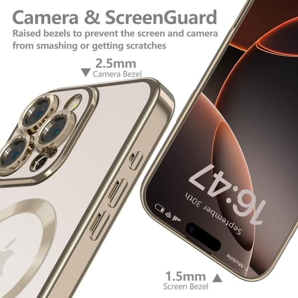Tech-Protect iPhone 16 Pro Mobilskal Magsafe Magflex - Shiny Desert