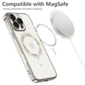 Miniatyrbild 7 av 8: Tech-Protect iPhone 16 Pro Mobilskal Magsafe Magflex - Shiny Titanium