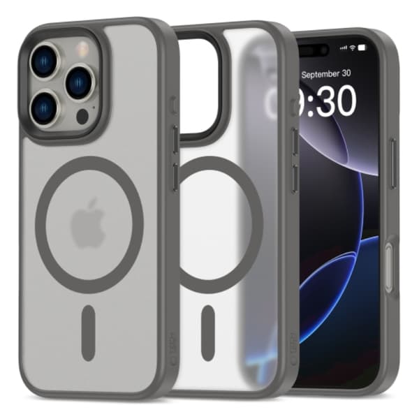 Tech-Protect iPhone 16 Pro Mobilskal Magsafe Magmat - Matte Titanium
