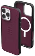 Miniatyrbild 3 av 11: UAG iPhone 16 Pro Mobilskal MagSafe Civilian - Bordeaux