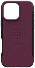 Miniatyrbild 9 av 11: UAG iPhone 16 Pro Mobilskal MagSafe Civilian - Bordeaux