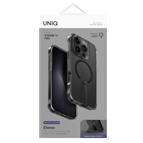 UNIQ iPhone 16 Pro Mobilskal Eleva Vertica Stativ - Svart