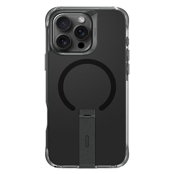 UNIQ iPhone 16 Pro Mobilskal Eleva Vertica Stativ - Svart