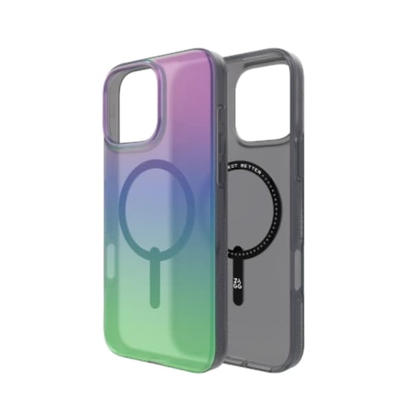 Zagg iPhone 16 Pro Mobilskal MagSafe Milan Snap - Grön/Lila